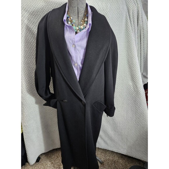 Ashley Scott Jackets & Blazers - Ashley Scott Vintage Wool Coat Womens Vintage Long Overcoat Classic USA XL